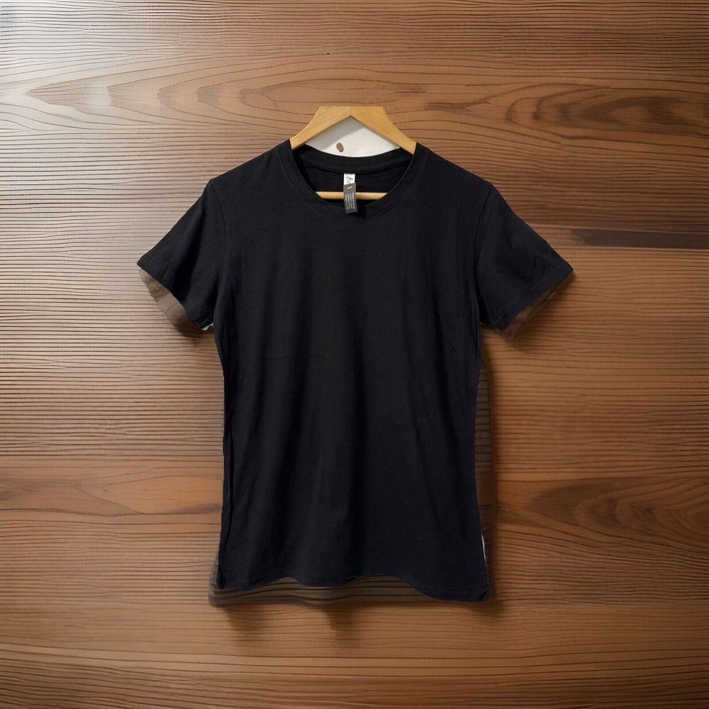Chuns Junior Teens T-Shirt 100% Cotton Fitted‎ Sleeves Tee XLarge Black